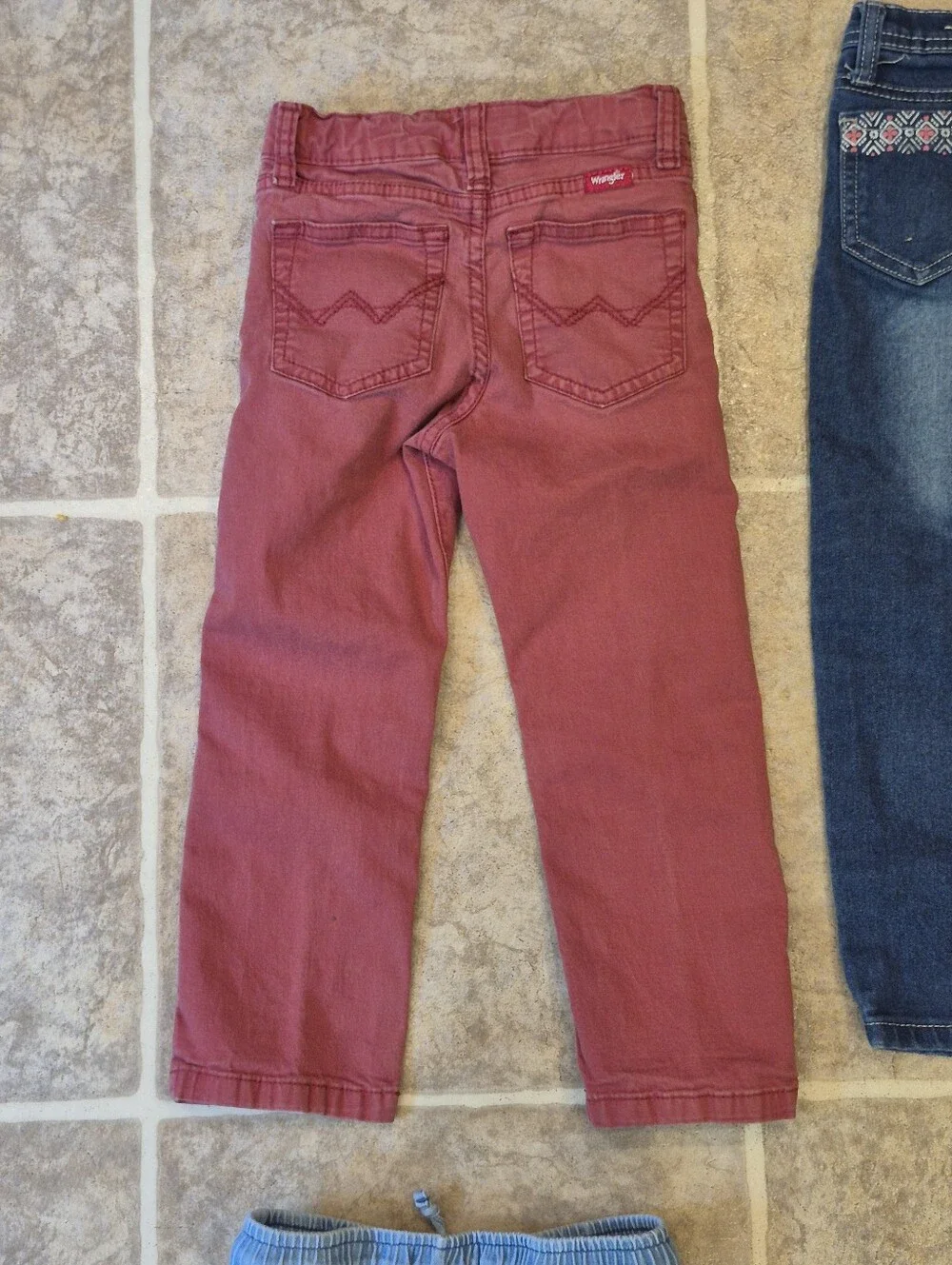 Lot Of 4 Girls Size 5 Casual Pants, Assortment Of Brands